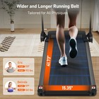 Foldable Treadmill With Incline 10 Mph 300 Lbs Capacity Quiet Home