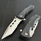 8 5    black Tactical Combat Spring Assisted Open Blade Folding Pocket Knife