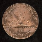 1985 Cna Rcna Regina Coin Club Mb Copper Medal Canadian Numismatic Association