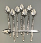 Valencia By International Sterling Silver Set Of 8 Iced Teaspoons 7 5 8 