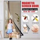 Magnetic Screen Door Mesh Curtain Heavy Duty Mosquito Net Bug Hands Free Closer