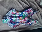 Figleaves Bora Bora Non Wired Plunge Swimsuit Size Uk 10