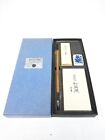 A Vintage Japanese Calligraphy Set  Inkstone  Solid Ink  Brushes  Box 