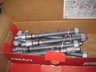 1 Box Of 10 New Hilti 3 4  X 10  Kiwk Bolt Wedge Anchor Kb-tz2 Ss304  2210172