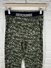 Abercrombie Kids Sleep Pants Size 13 14 Green Camo Print Lounge Pajama