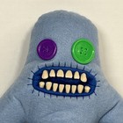 Rare Fuggler Sasquoosh Blue Felt Plush Spin Master Funny Ugly Monster Retired