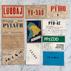Mid Century South America Qsl Radio Cards     Brazil Argentina Venezuela Postal