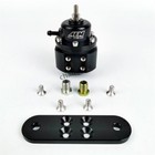 Aem Universal Black Anodized Adjustable Fuel Pressure Regulator 25-302bk