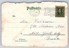 German Empire Coat Of Arms New Year s Greeting Sutterlin Script Postcard C 1907