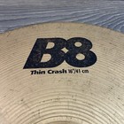 Vintage Sabian B8 Thin Crash Brass Cymbal 16    Percussion Drum Kit Used