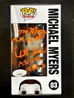 Michael Myers Halloween Cast 4x Signed Funko Pop  Castle Morga Durand Sandin Jsa