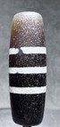 Tibetan Old Agate 3 Line Healing Dzi Bead  Talisman  Nice Weathering     