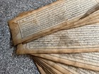 Antique Mongolian Tibetan Buddhist Large Woodblock Manuscript Leaves 26 Leaves