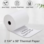 200 Rolls 2 1 4  X 50  Thermal Paper Credit Card Cash Register Pos Receipt Paper