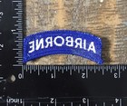 Us Army Airborne Full Color Tab Patch Blue white