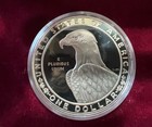 1983-s   1984-s Us Mint Proof Olympic 2-coin Silver Dollar Set - Box   Coa