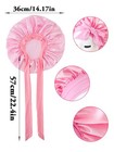 Satin Ribbon Round Hat Bow Imitation Silk Beauty And Hair Care