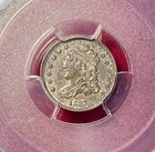 1837 H10c Capped Bust Half Dime Pcgs Au58 Large 5c
