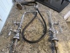 Antique Faucets Hot Cold Sink  With Handle Claw Foot Barber Shop Bath House