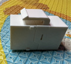 Cat6 Rj45  Wall Jack Easy Connect Wall Plate  25pc White Colour keystone Coupler