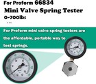 66834 Mini Valve Spring Pressure Tester Measurement Range 0-700 Psi 0-50 Kg-cm2