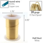 The Beadsmith Wire Elements 26-gauge Lacquered Tarnish-resistant Copper Wire For