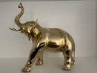 Vintage 1970s Large Brass Elephant