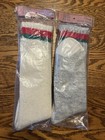 2 Vintage Pair Of Grants Heavy Weight Boot Socks  Size Large 12-13 Wool Blend