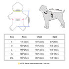 Dog Jumpsuit Pajamas Warm Fleece Jacket Coat Vest Winter Clothes Leopard Hoodie