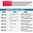 45w 60w 85w Ac Adapter Power Charger For Apple Macbook Pro 13  A1435 A1436 A1502