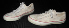 Vtg 80 s Converse Chuck Taylor All Star Low Top White cream Usa Made Men s 10 5