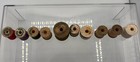 Vintage Wooden Thread Spools Lot Star Clark   s Coats Sewing Craft Decor