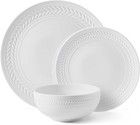Josephine 24-piece White Porcelain Dinnerware Set