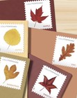Vibrant Leaves Post Card Stamps  20 block     65 ea 