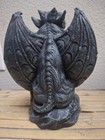 Poised Protector Winged Gargoyle Statue Guardian sculptures   Figurines