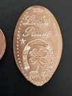 My Lucky Penny Vintage Flattened  Smashed  Pressed  Elongated Penny