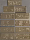 1953 Wheaties Bicycle License Plates Old World     Pick Your Plate See Description