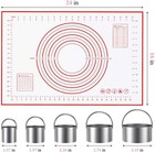 Biscuit Cutter  Silicone Pastry Dough Baking Mat Set  Baking Tools And