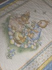 Vintage Peter Rabbit Beatrix Potter Nursery Crib Blanket Wall Hanging Bedding