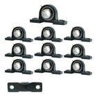 Ucp204-12 Pillow Block Bearing 3 4  Bore  2-bolt  Self-aligning Solid Base Qty10