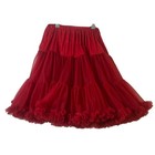 Malco Modes Red Very Full Layeredtulle Petticoat Dance  582 Nylon Usa Medium