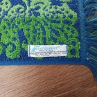 3 Vtg Fieldcrest Hand Towel Mid Century Modern 1970 s Blue Green Fringe Retro