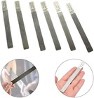 Stainless For Fret Luthier Repair Slot Guitar Nut And Steel Crowning 6pcs Files