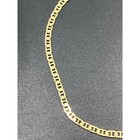 10k Yellow Gold Stamped N c Designer Mariner Link Chain Solid Link 9    Anklet