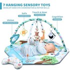 Baby Gym Play Mat  8-in-1 Tummy Time Mat   Ball Pit With 6 Toys  Washable    