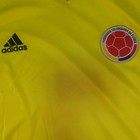 Colombia Soccer Jersey Mens Xl Yellow Adidas Techfit Long Sleeve Fifa World Cup