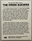 The Virgin Suicides Movie -promo Stickers 1999 Rare Sofia Coppola