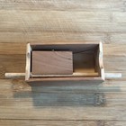 Vintage Hand Made Dick Burt  Push Button Turkey Call - Wooden
