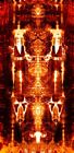 Shroud Of Turin Actual Size      Back front - 42x89  Highest Quality Art Canvas 
