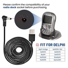 Anina 5v Usb Power Cord Cable  5ft Car Charger Connector For Sirius Xm Radio    